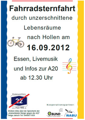 Fahrradsternfahrt Plakat