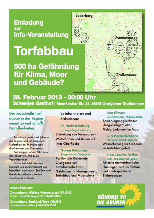 Info-Veranstaltung Torfabbau