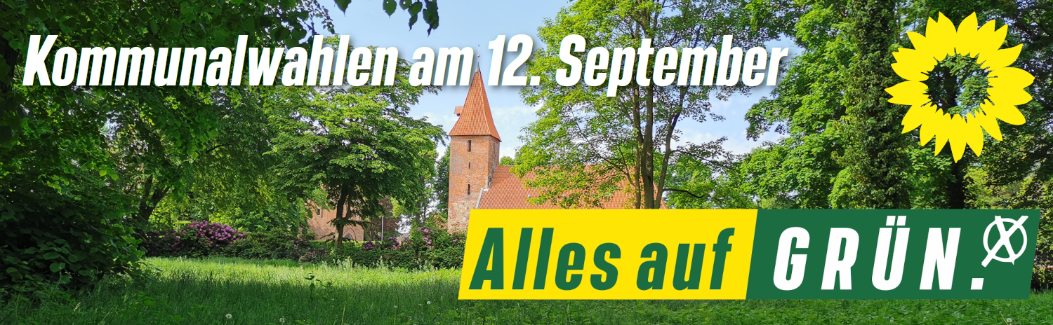 Kommunalwahlen am 12. September: Alles auf GRÜN.
