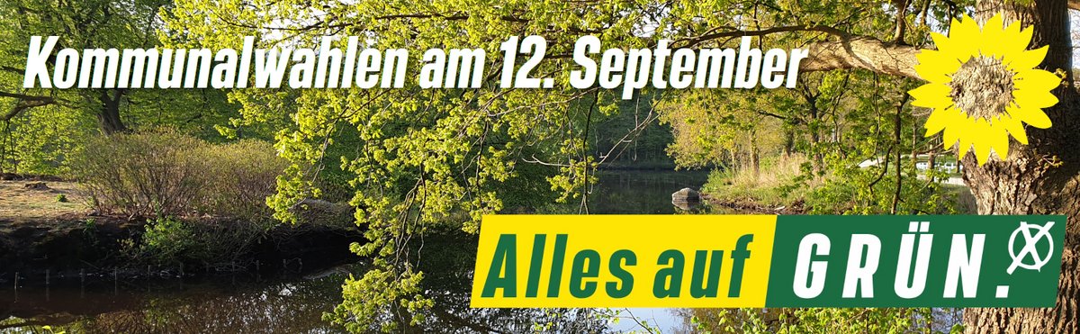 Kommunalwahlen am 12. September: Alles auf GRÜN.